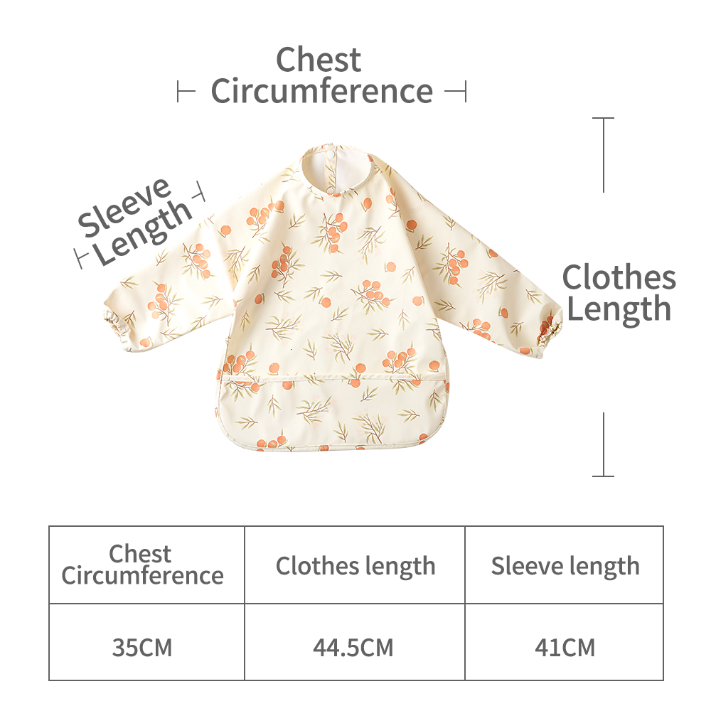 Elinfant PU New Material Baby  - Bib Long Sleeve 评论和价格