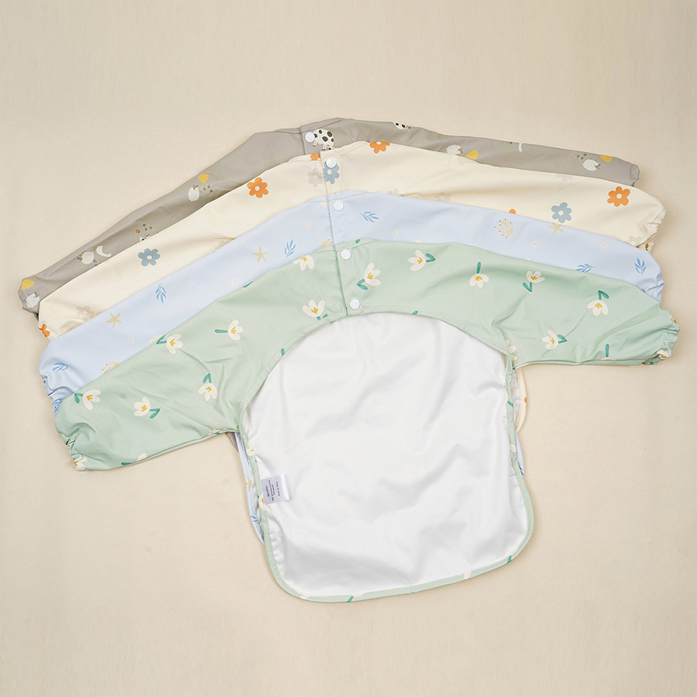 Elinfant PU New Material Baby  - Bib Long Sleeve 评论和价格