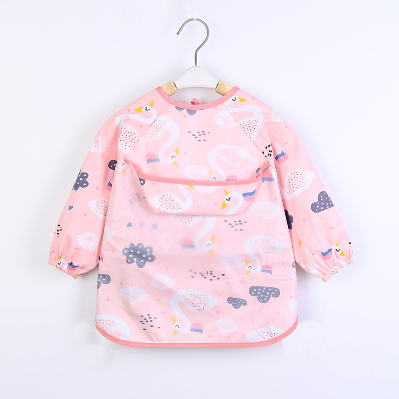 Kids Baby Bibs Toddler Waterpr - Bib Long Sleeve 评论和价格