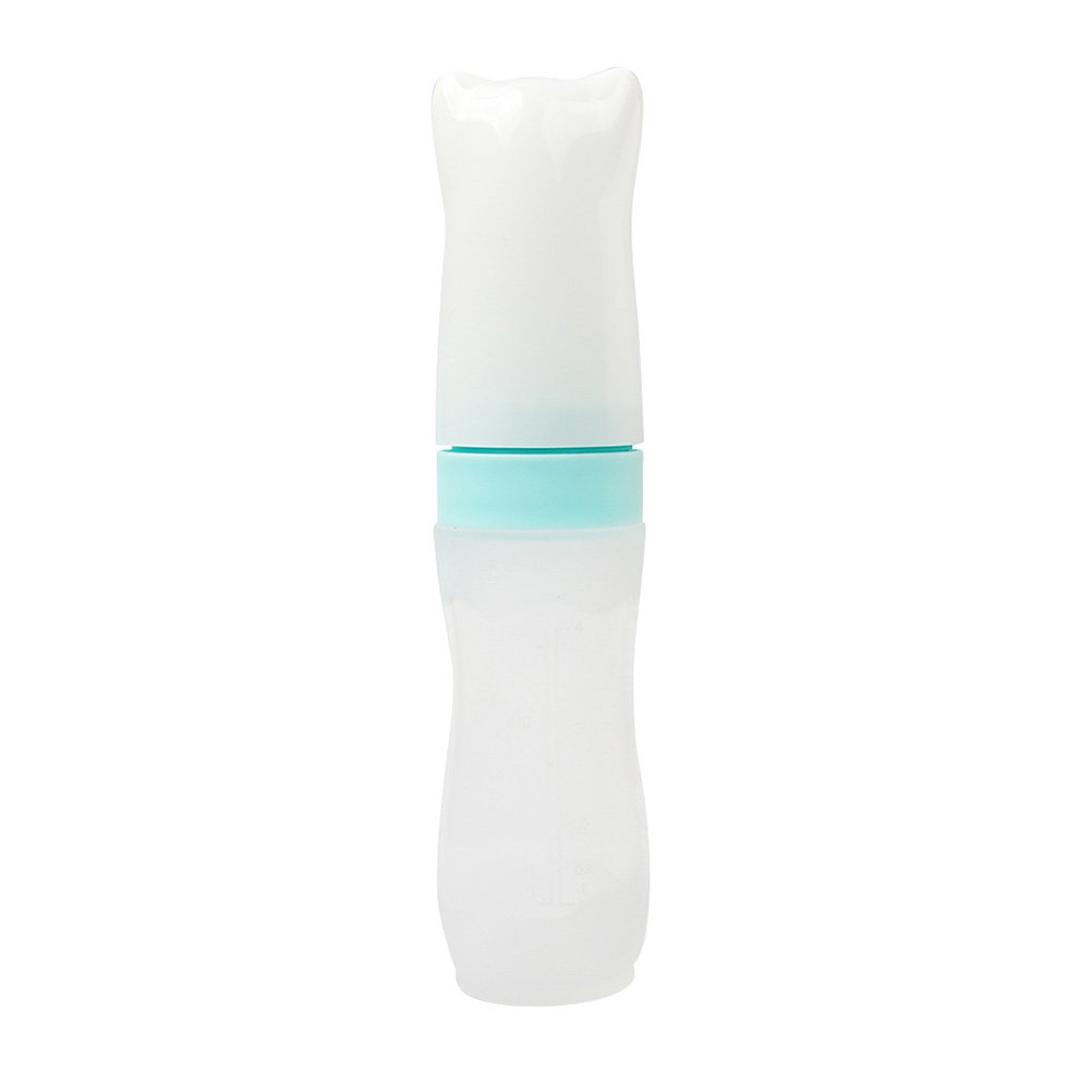 120ml Silicone Feeder Bottle B - Baby Food Dispensing Spoon 评论和价格