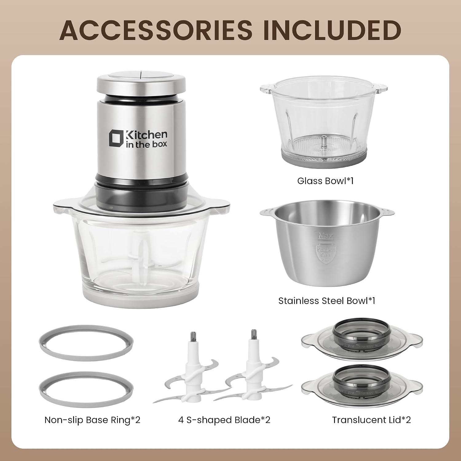 400W Food Processor & Meat Gri - Veggie Baby Food 评论和价格